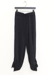 SWAYING 25 Fall/Winter Collection: Knotted Wool Tapered Leg Casual Pants SW-SW25AW3B12C3S4-HH (Black/Grey)